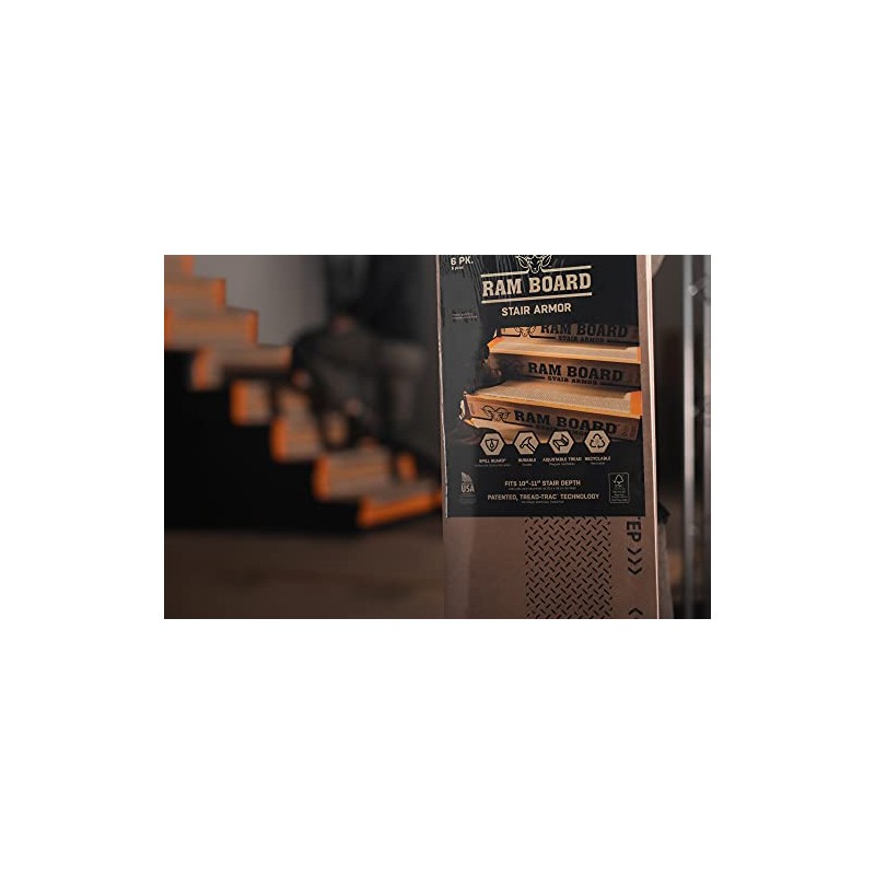 Ram Board Stair Armor for Temporary Stair Protection, 1.58 feet
