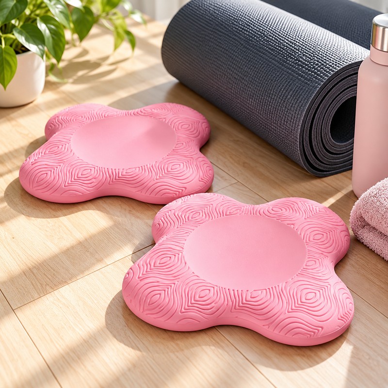 2Pcs Yoga Knee Pads for Kneeling & Floor Exercises –