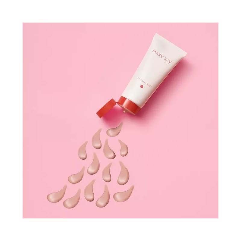 Mary Kay Mascarilla Rosa De Arcilla Y Brocha Aplicadora