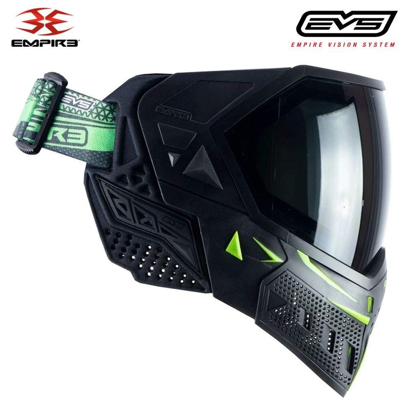 EMPIRE EVS Goggle Black/Lime Green - Thermal Ninja/Thermal Clear (21725)