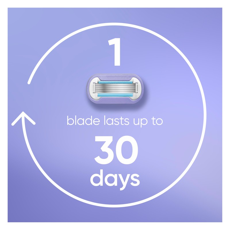 Gillette Venus Extra Smooth Swirl Women's Razor Blade Refills -