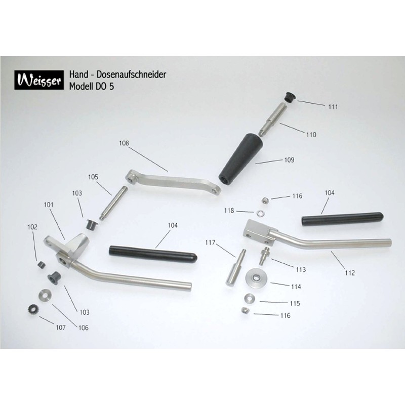 Weisser Replacement Wheel 107/5 for Can Opener DO 5