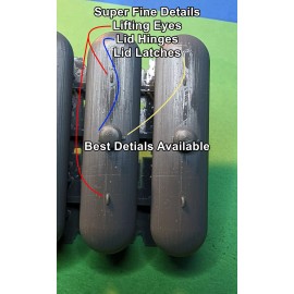 Set of 11 HO-scale Propane tank HO1011