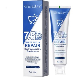 ZTSGU - 7.5% Hydroxyapatite Toothpaste, Deep Cleaning Care Oral Health for Enamel Protection and Tooth Strengthening Fresh Breath. (1Pcs)