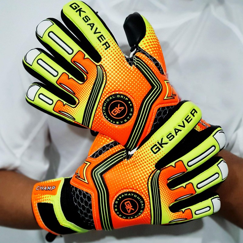 GK Saver Professional Football Goalkeeper Goalie Gloves Kids range Champ