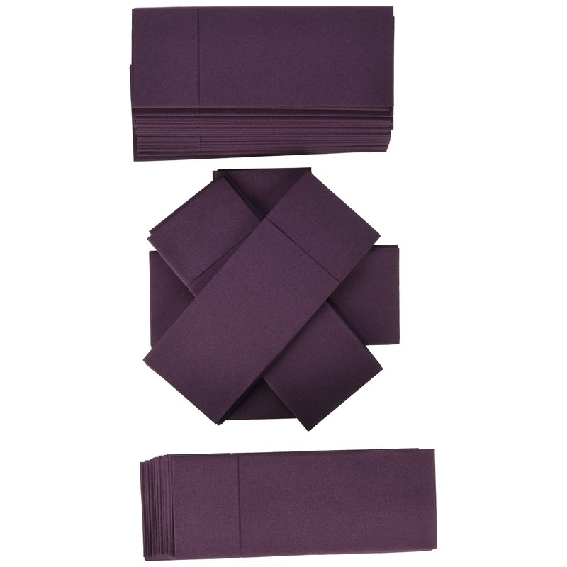 Alvotex Airlaid 50 Cutlery Napkins, Cutlery Pockets, Fabric-Like, High-Quality Disposable
