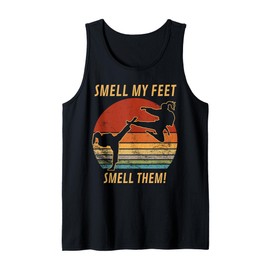 Cool Karate Gifts For Boys Girls Funny Smell My Feet Karate Tank Top