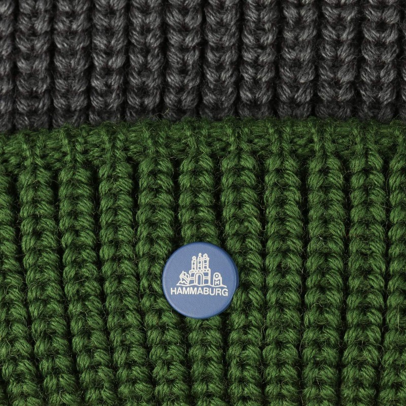 HAMMABURG Twotone Docker Hat Women/Men - Made in Italy -