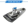 VekAuto Front Left Car Exterior Door Handle Carbon Fiber Pattern