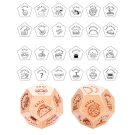 VANLOVEMAC Anniversary Date Night Dice for Women Men Food Dice Exchange Dice Valentines Day Gifts for Him Her Couple Gifts Food Decider Christmas Birthday Gifts for Wife Husband
