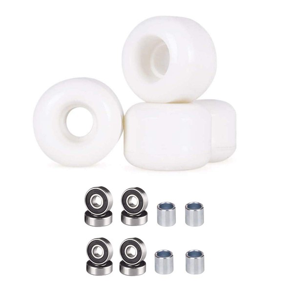 Fortoo Skateboard Wheels with ABEC-9 Bearings 50mm Street Tricks Soft