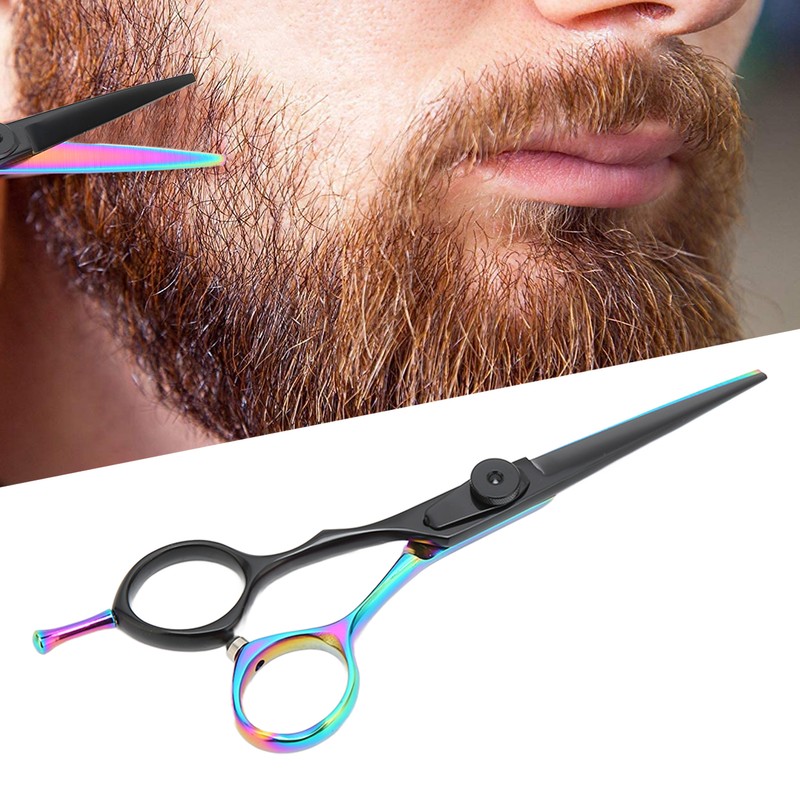 Beard Scissors Professional Stainless Steel Portable Home Hair Salon Haircut