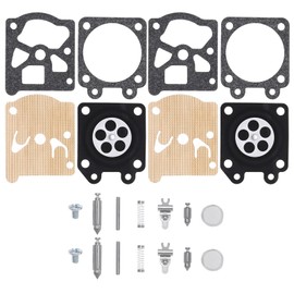 The Lord of the Tools 2 Sets Carburetor Carb Repair Kit Gasket Diaphragm Compatible with Stihl 024 026 MS240 MS260 Chainsaw Replaces K11-WAT Carburetor Parts
