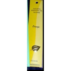 Auroshikha Incense TWO PACK: Orange, Auroshikha Natural Essential Oil Incense