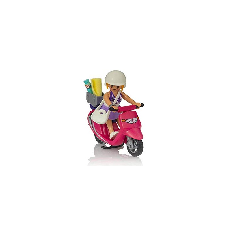 PLAYMOBIL Beachgoer with Scooter Building Set