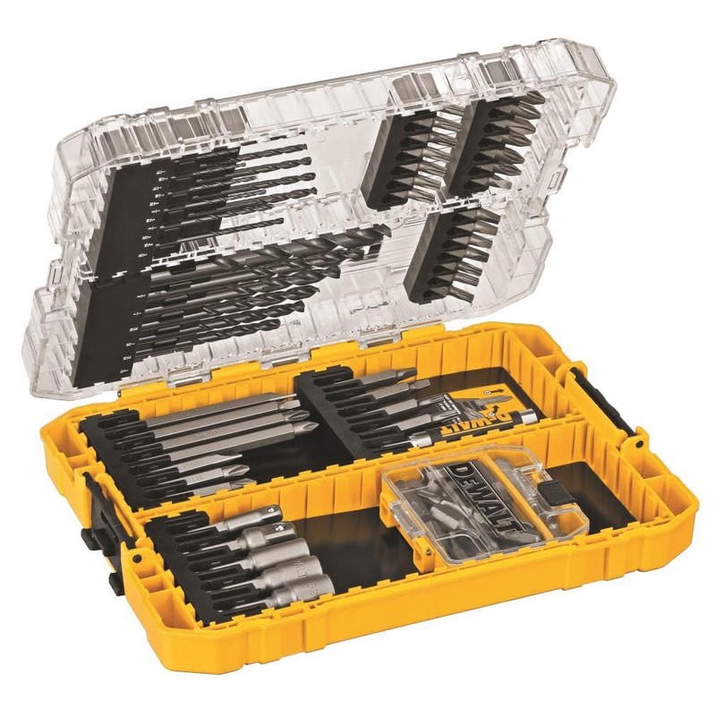 DEWALT Drill Bit Set/Screwdriver Set, 80-Piece (DWAMF1280), Yellow