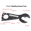 11 in 1 Outdoor Wrench Multifunctional Bottle Opener Keychain Screwdriver