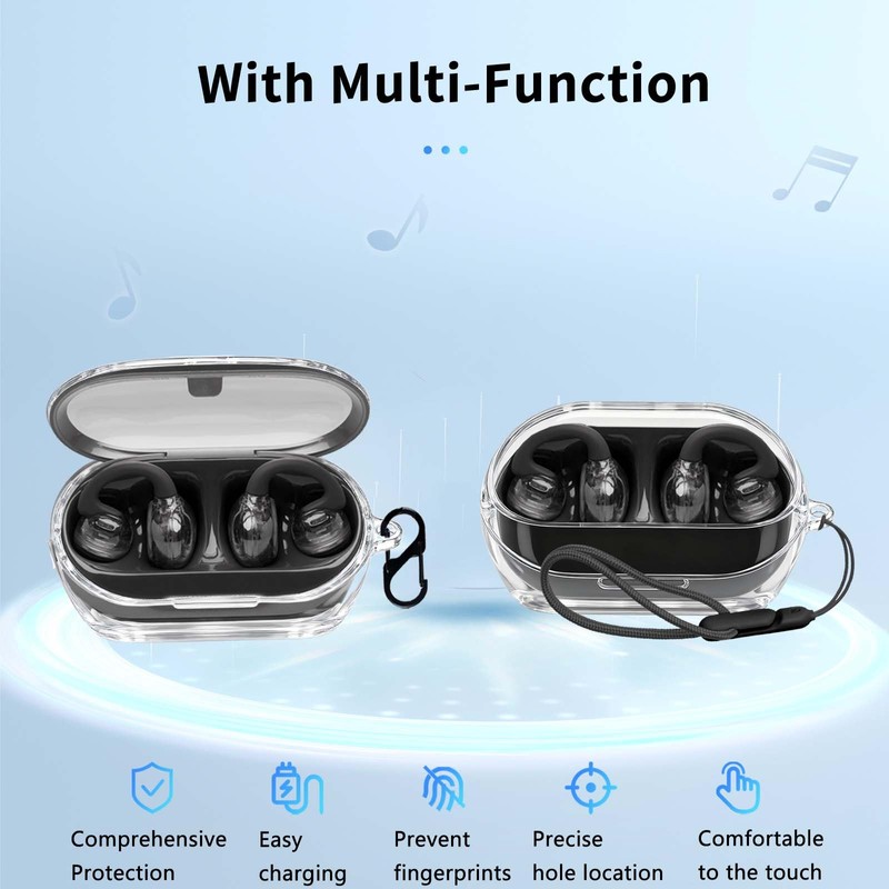 NOUKAJU for JBL Soundgear Clips Case Cover, Earphone Protective Case