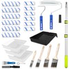 Rhibak Paint Roller Kit with Extension Pole, 27 Piece Set,
