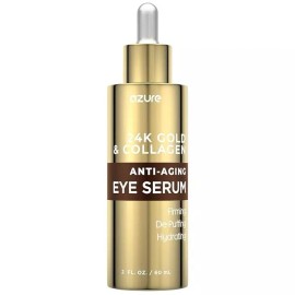 AZURE 24K Gold & Collagen Anti Aging Eye Serum - Firming-- 60mL