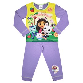 Girls Gabbys Dollhouse Pyjamas Dolls House PJs (Gabbys Dollhouse - Smoothie, 18-24 Months)