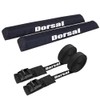 DORSAL Aero Roof Rack Pads with 15 ft Surf Straps