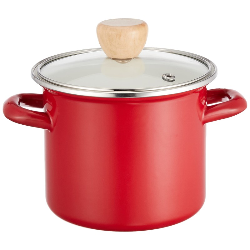 Pearl Metal HB-5068 Cook Pot, Enamelled, 4.7 inches (12 cm),