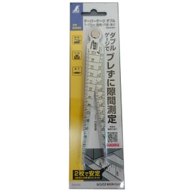 sinwa te-pa-ge-zi Double 1 to 15 mm Gap Hole Diameter, Length Measurement Scale with 62620 