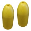 KUFA Sports 6x14-Inch (2-Pack) Shrimp Trap Yellow Float, Kayak Outrigger,