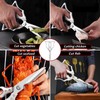 Japanese Kitchen Scissors All Purpose Heavy Duty for Dishwasher Safe,