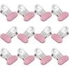 PHITUODA 12 Pack Chip Bag Clips with Silicone Edges, 1.5