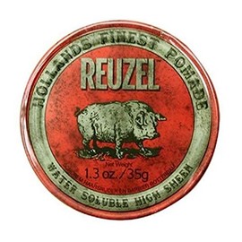 REUZEL Medium Hold Red Pomade High Shine 1.2 oz (35 g) Hair Wax, 1.2 oz (35 g) x 1
