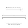 160mm White UPVC Bullnose Window Board/Cill Cover 1.25m Long 9mm