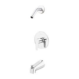 Pfister R890700 Polished Chrome Modern 1-Handle Tub & Shower, Trim Only Less Showerhead, 1 Pack