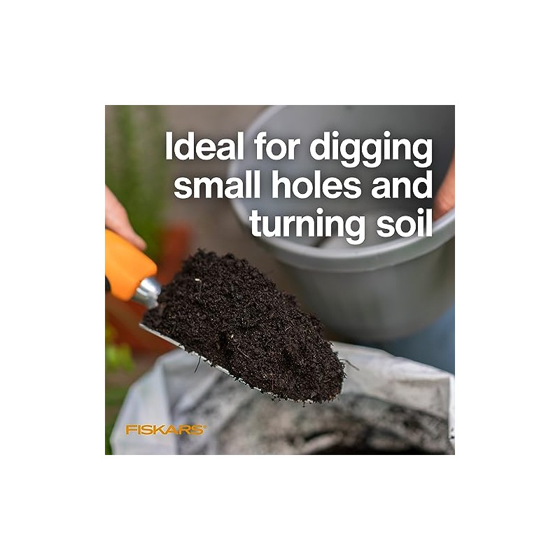 Fiskars Ergo 7022 - Paleta para jardín, N/A, Trowel