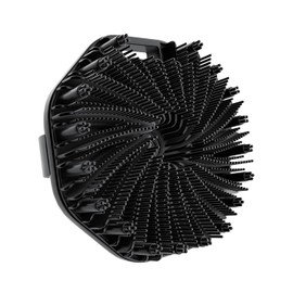 Auaoalay Scrubbies The Sud Bud,Silicone Body Scrubber, Exfoliating Body Scrubber for Sensitive Skin, Scrubbies for Body, Silicone Body Brush for Showering, Charcoal (Black)