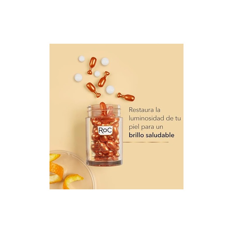 RoC Multi Correxion Revive Glow Vitamin C Night Serum Capsules