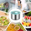EUBEISAQI Stainless Steel Containers With Lids - Heightened Steel Food