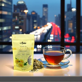 Armu – Dried Dandelion Flowers from Italy 20g – 100% Natural & HandPicked – Detox Herbal Tea – Cleansing Dandelion Infusion