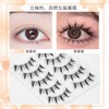 False Eyelashes, Natural, Transparent Axis, False Eyelashes, Handmade Upper Eyelashes,