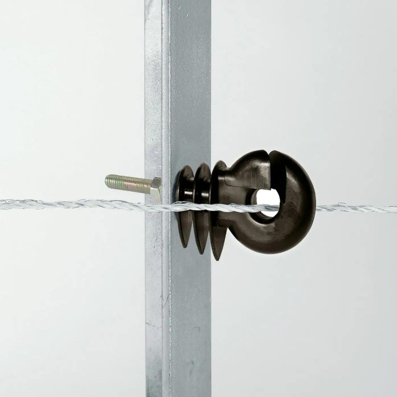 Agrarzone 25 x Ring Insulator Metric Thread - Galvanised Support