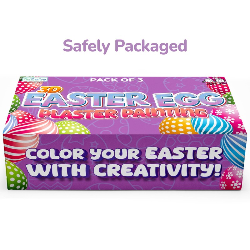 ArtCreativity ArtCreativity 3D Easter Egg Painting Kit - Easter Craft