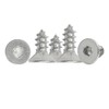 Yyyuluo M4 Countersunk Head Screw 304 Stainless Steel Hexagon Socket