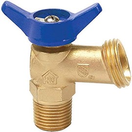 Homewerks VBD-QTR-G4B VBDQTRG4B Boiler Drain with 1/4-Turn, 0.75-Inch Male Thread & 0.5-Inch Female Thread, Brass