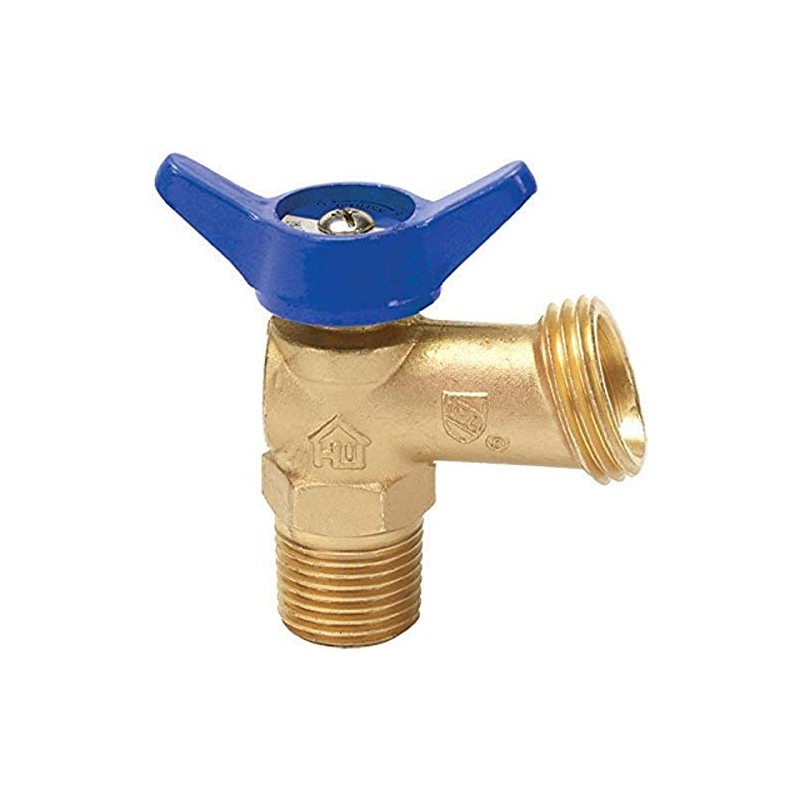 Homewerks VBD-QTR-G4B VBDQTRG4B Boiler Drain with 1/4-Turn, 0.75-Inch Male Thread