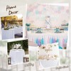 Eternal Beauty Sparkly Rectangle Sequin Tablecloths Wedding Party Banquet (White,50x80