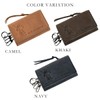 Peanuts 37262 [Freedom] Series Key Case, Men's, Women's, Genuine Leather,
