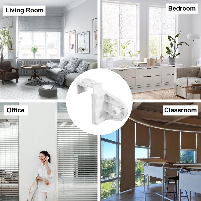 Clamp Holder for Klemmfix Roller Blind, Set of 3 Double