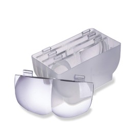 Carson PRO Series MagniVisor Deluxe Replacement Lens Set with 1.5x/2x/2.5x/3x Magnifications, White
