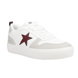 VINTAGE HAVANA Womens Aura Platform Lace Up Sneakers Shoes Casual - Grey, White - Size 8.5 B